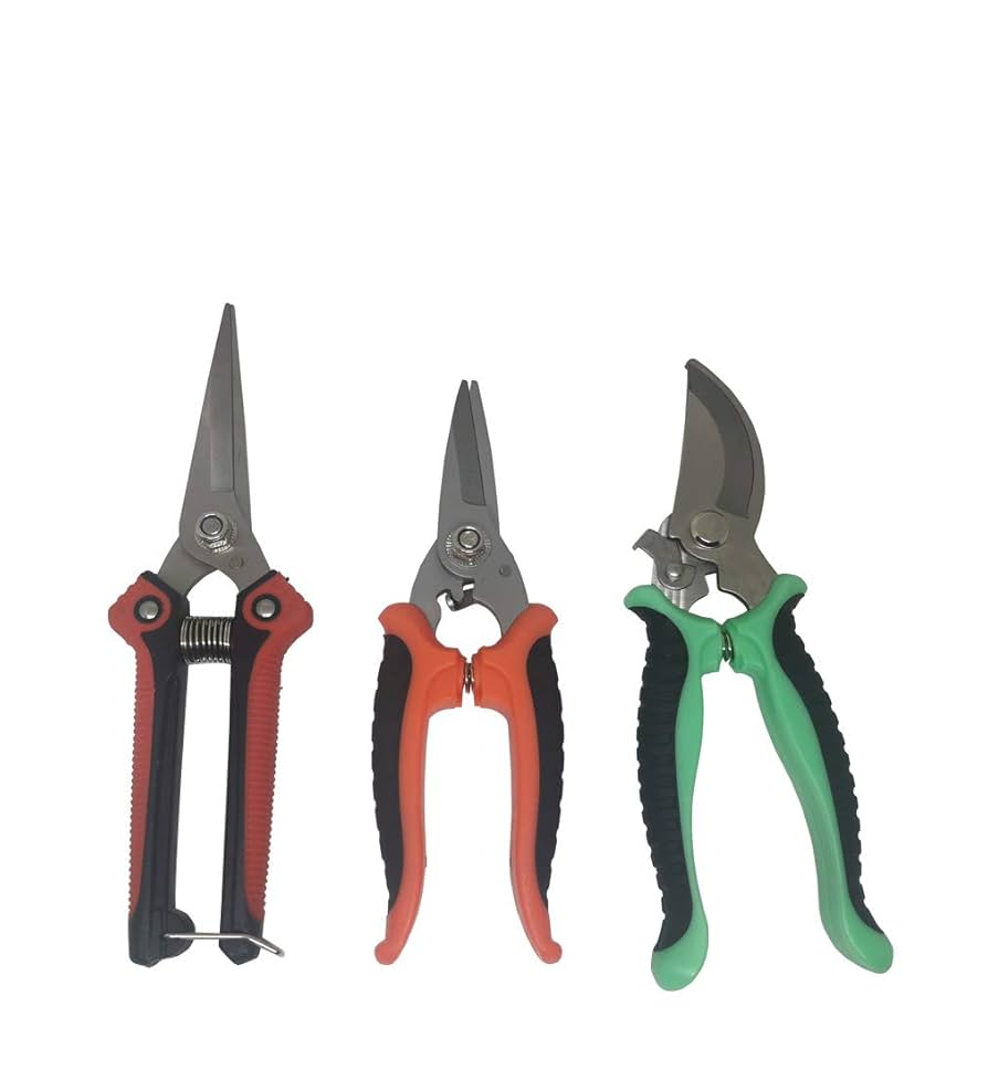 XZX 3PCS Garden Pruning Shears Set Gardening Tools